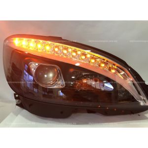 Mercedes Benz C Class W204 Head Lamp Projector DRL Led Light Strip 100% Taiwan 2007 2008 2009 2010