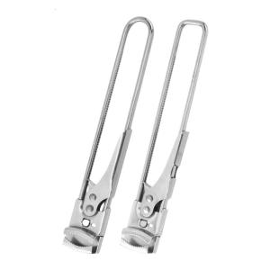 Ergonomic Twist Lid Remover Adjustable Size 2-10cm Nonslip Household Tool Stainless Steel Jar Can Opener Gripping Tool