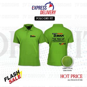 [ DRYFIT ] HOT SELLING ISUZU DMAX HD PRINTING DRYFIT COLLAR SHIRT