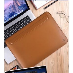 Túi chống sốc kèm giá đỡ cho Macbook 13 - 16 inch Skin Pro Portable Stand Sleeve mỏng  gọn  nhẹ chính hãng Wiwu