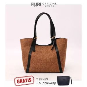 FIURI OFFICIAL  - PUTRI BAG HIJAU EMERALD - TOTE BAG KANVAS WANITA KREM - TAS TREN IMPORT KOREA MURAH - HAND BAG CEWEK - TAS KULIAH MAHASISWA MAHASISWI- TAS SEKOLAH - TAS KERJA - SHOULDER BAG KERJA - OUTFIT OOTD FASHION WANITA - LEBARAN HARI RAYA RAMADAN