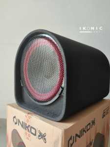 IKONIC Speaker Mobil Bluetooth Full Bass 12 Inch AC DC Speaker Tabung Speaker Portable USB Radio SD Card Niko GL-12