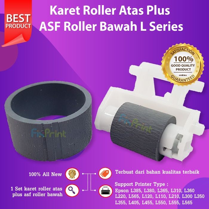 One set Karet Roller Atas Bawah Epson L121 L120 Printer L220 L300 L310 L360