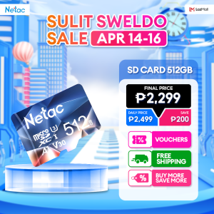 Netac Micro SD Card 512GB Ultra Micro SDXC TF Memory Card Extend Capacity Up to 100MB/s High Speed TF Card for Switch/Dash cam/Camera/Smartphone