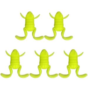 5Pcs Soft Fishing Lures Artificial Frogs Fishing Lures Swimbait Topwater Floating Lures Baits for Outdoor Fishing