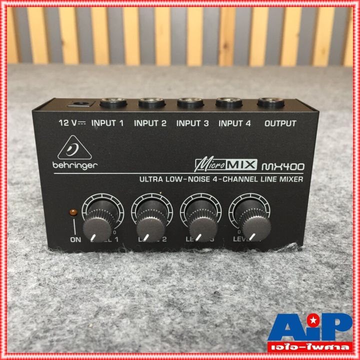 BEHRINGER MX400 Micro Mixer มิกเซอร์ขนาดเล็กแบบ 4 ชาแนล MX 400 MX 400