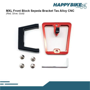 MXL Front Block Sepeda Bracket Tas Alloy CNC Frame Stainless
