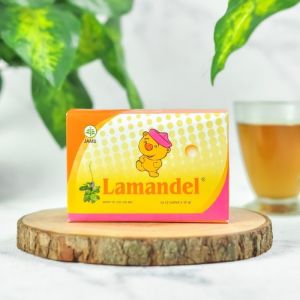 LAMANDEL Obat Amandel Anak & Dewasa Aman di Konsumsi Kemasan Kotak Herbal Alami
