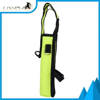 LIXADA Oxygen Cylinder Tank Bag Durable Oxygen Tank Holder Bag Fluorescent Wear Resistant Mini 600D PVC for Scuba Diving