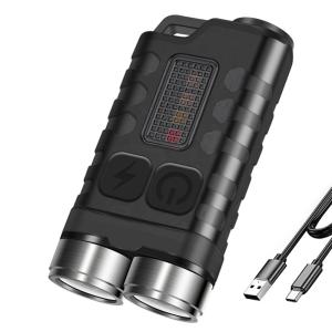 Small but Bright LED Keychain Lantern 900LM USB Rechargeable for Outdoor Activities