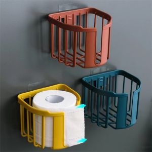 Waterproof Toilet Paper Holder Tissue Box Paper Storage Organizer Tissue Holder Bathroom Rack Self