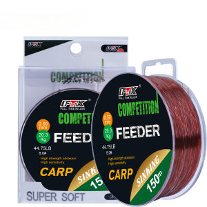 150M/300M Super Strong Nylon Fishing Line 0.14MM-0.50MM Fluorocarbon Coating Monofilament Carp Fishing Line 15.35LB-44.75LB