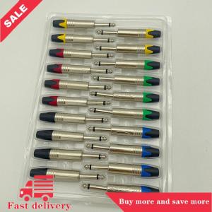 [COD] 6.35 Mm Audio Plug Mute Plug Connector Jack Mono Assembly Microphone Conector With Mute Function