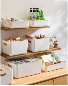 Plastic Storage Box Storage Organizers Kitchen Organizer Box Makeup Organizer Cabinet Storage Plastic Container