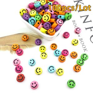 Manilago 4*7mm 26 A-Z letter Beads For Jewelry Making DIY Handmade Accessories (White & Colorful)