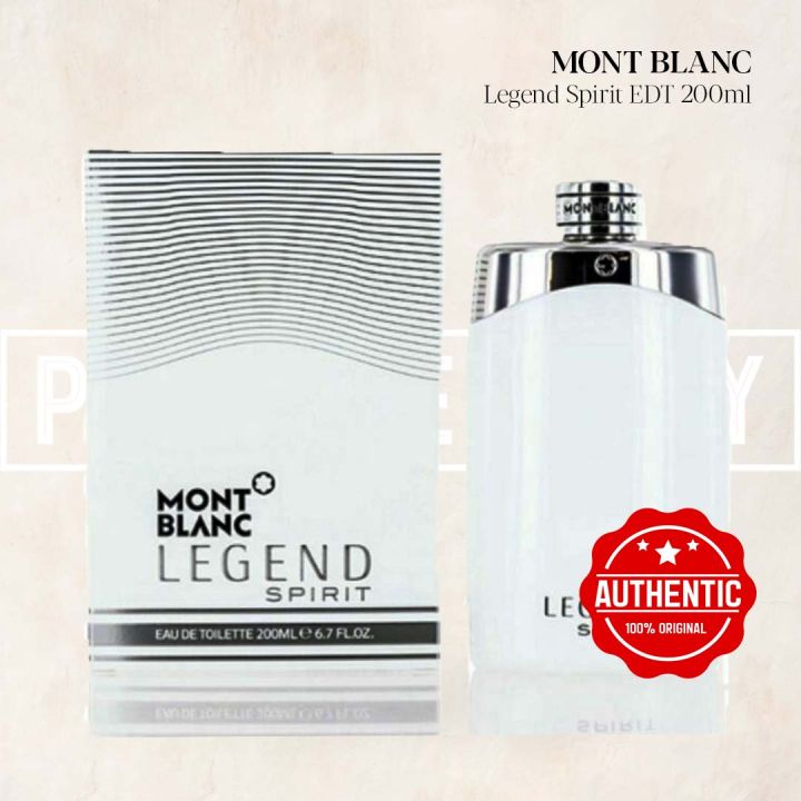 PERFUME ALLEY] Mont Blanc Legend Spirit EDT 200ml Lazada Singapore