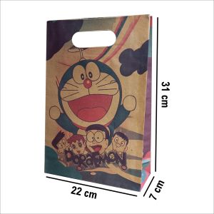 Paper Bag Ulang Tahun Anak Gambar Karakter (Isi 12) Ukuran 22x7x31 cm (Isi 12 pcs)