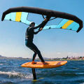 TwirlTide Portable Windsurfing Inflatable Wing 5? Handheld Wing Foil Kite Surfing Inflatable Wing with Window Blue. 