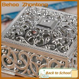 Behoo Plastic Treasure Trinket Box Square Candy Box Treasure Chest Wedding Favor Box
