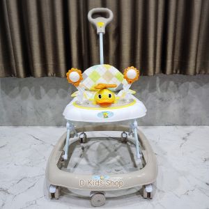 D Kids รถหัดเดินเจ้าเป็ดกังหัน สีสดใส มีเสียงดนตรี ปรับระดับได้ รถหัดเดินเด็ก รถขาไถเด็ก รถขาไถ รถหัดเดิน No.5024
