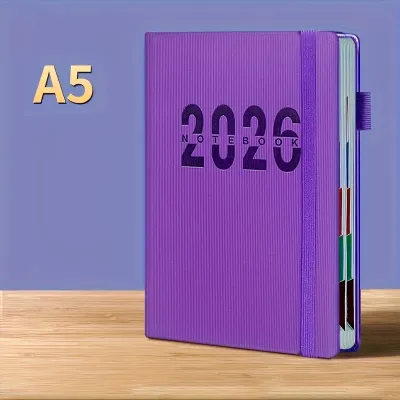 2026 Daily Planner (400 Pages) – Wipe-Clean One Page Per Day Calendar Log for Time Management & Self-Discipline Office Use