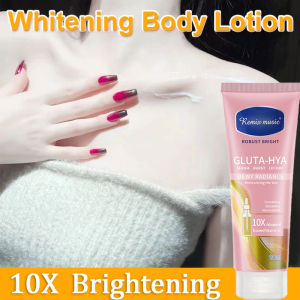 Gluta-Hya Whitening Body Serum Lotion with 10x Brightening and Dewy Deep Moisturizing 236ml Healthy Bright Gluta-Hya Serum Burst Lotion Flawless Bright/ Overnight / Pro-Age / Smoothing