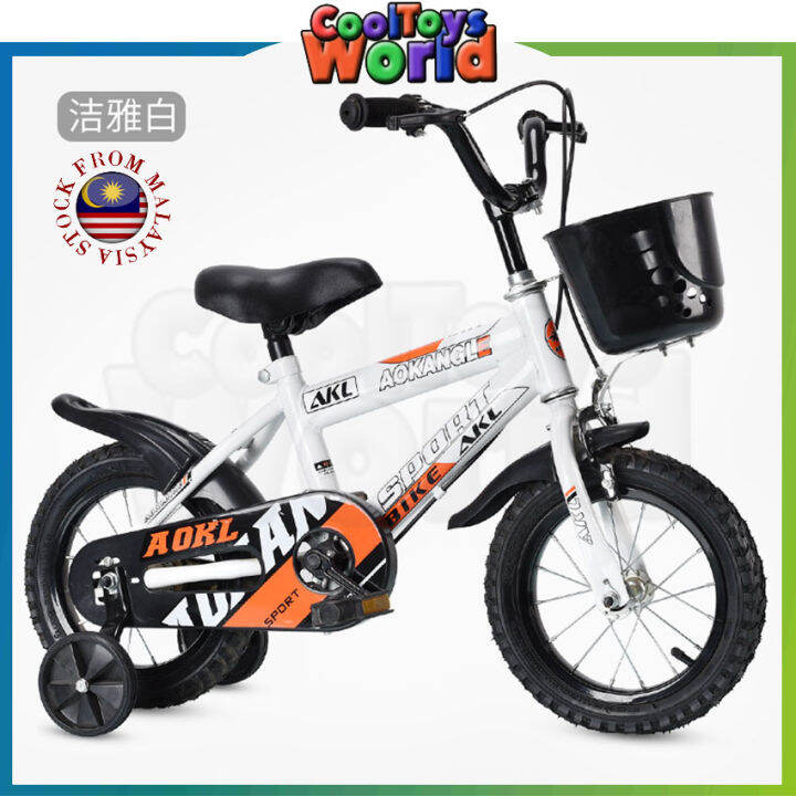 Children Bike with Training Wheels 12 14 16 inch Kids Bicycle