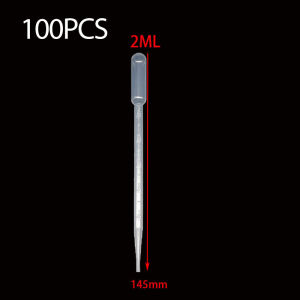 100PCS 2ml/3ml Plastic Dropper Laboratory Pipette Disposable Graduated Transferring Dropper Lab Experiment Supplies