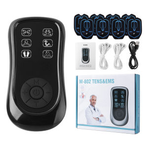 Salorie 6Modes Muscle Stimulator Acupuncture Electronic Pulse Massager TENS EMS Machine Massager Electrical Low Frequency Physiotherapy Device