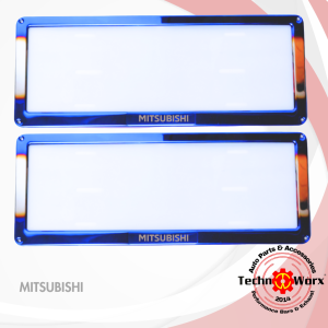 2pcs TITANIUM Car Plate Cover HONDA TOYOTA Ph DEFLECTOR NEW NISSAN MITSUBISHI ISUZU Suzuki Acrylic