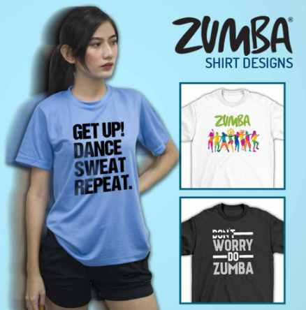 Transfer It ZUMBA Collection Drifit Shirt Drawstring Bag