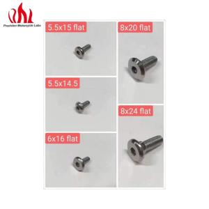 [Iwas Kalawang] Premium Pure Stainless Disc Bolt For Motorcycle Brake Rotor Screw Anti-Rust Heavy Duty All Sizes 5.5X14.5 5.5X15 5.5X16 6X16 8X20 8X24 Thai Concept Upgrade Parts 1PC (COD)