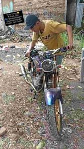 KNALPOT PEKAJAMAN TYPE RACING 25cm & 30cm bonus stiker lembaran & pangkon C