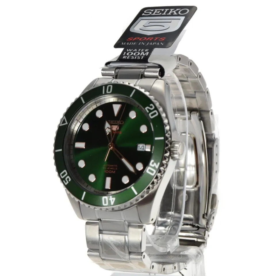 SEIKO 5 SRPB93J1 Automatic 23 Jewels Green Dial Stainless Steel