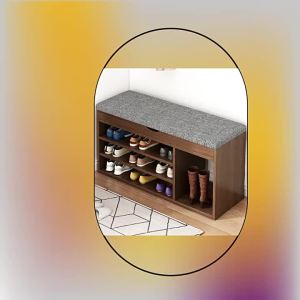 LZD  Shoe Changing Stool Home Doorway Sofa Stool Sitting Shoe Rack Stool Integrated Door Storage Shoes Long Stool
