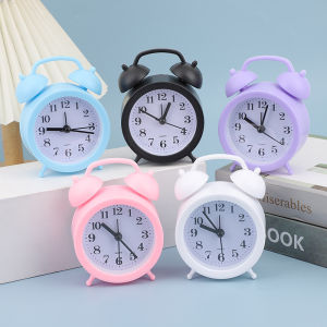 Silent Desktop Alarm Clock Multifunctional Bedroom Living Room Clocks Simple Personality Decoration