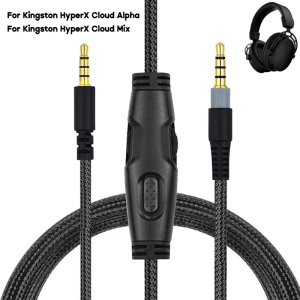 Headset Extension Cord Aux-Cable for HyperX Cloud Gaming Headset Replacement Cable Reliable-Performance Quality