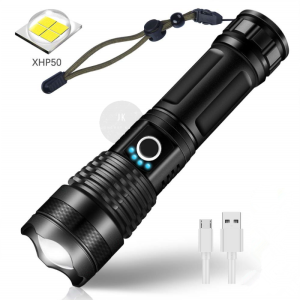 JK XHP50.2 Powerful flashlight 5 Modes Usb Zoom Led Torch XHP50 18650 or 26650 Battery Best Camping