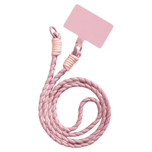 Fashionable Three Strand Braid Phone Cord Strong Polyester Smartphone Lanyard Ergonomic Phone Strap for Devices & Bags