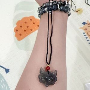 Pendant Necklace Guardianship Necklace Protection Weaving Fine Carving Avoid Evil Spirits Adults