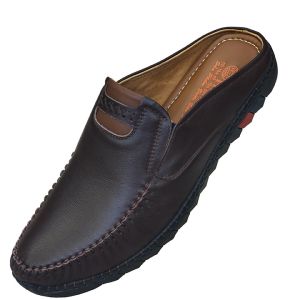 Dép Bít Mũi Nam HA NAM Da Bò Thật Cao Cấp  GSB2076