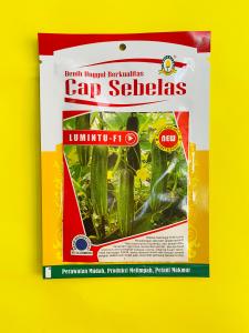 Benih timun unggul berkualitas LUMINTU F1 dari cap sebelas.isi 20gram