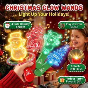 Halloween LED Light Stick Kids Glowing Toy Flashing Light Up Wand Children Festival Party Supply for Costume Party Celebration and Gift