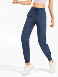 Women Sports Pants Casual Running Jogging Yoga Workout Training Loose Pants Drawstring Quick Dry Breathable Sweatpants Sukan Seluar Panjang