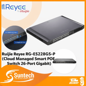 Ruijie Reyee RG-ES228GS-P (26-Port Gigabit Smart Cloud Managed PoE Switch)