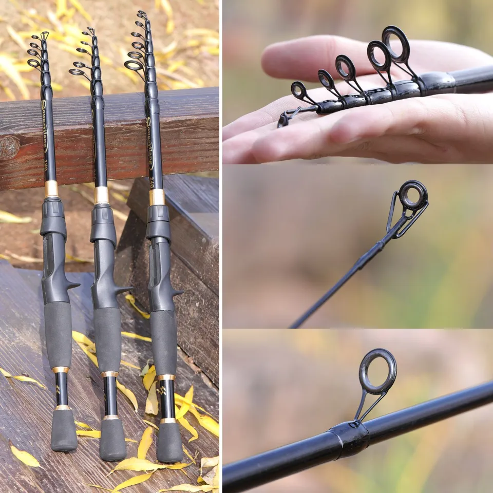 Portable Fishing Rods Fishing Rod Carbon Fiber Spinning/Casting