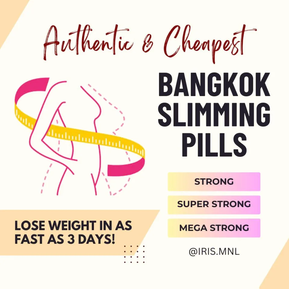 Authentic BKK Pills Bangkok Slimming Pills Strong Super