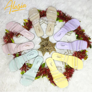 Alasia Florence Sandal Teplek Slide Wanita [ Slipper Sandals ]