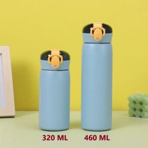 TUMBLER TERMOS BOTOL MINUM ANAK 320 ML 460 ML STAINLESS STEEL 304 DENGAN SEDOTAN / PORTABLE VACUUM CUP INSULATED BOTTLE HOT & COOL / TERMOS TAHAN PANAS & DINGIN