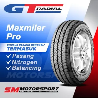 GT Radial Maxmiler Pro 175 R13 8PR Ban Mobil 175 13 T120SS Granmax Pickup Angkutan